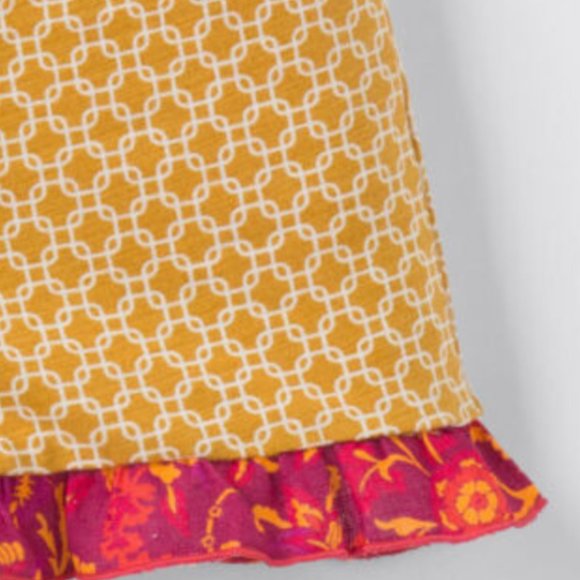 Matilda Jane Girls Woodrose Mixed Print Shorts Size 10 New with tag - Picture 4 of 5